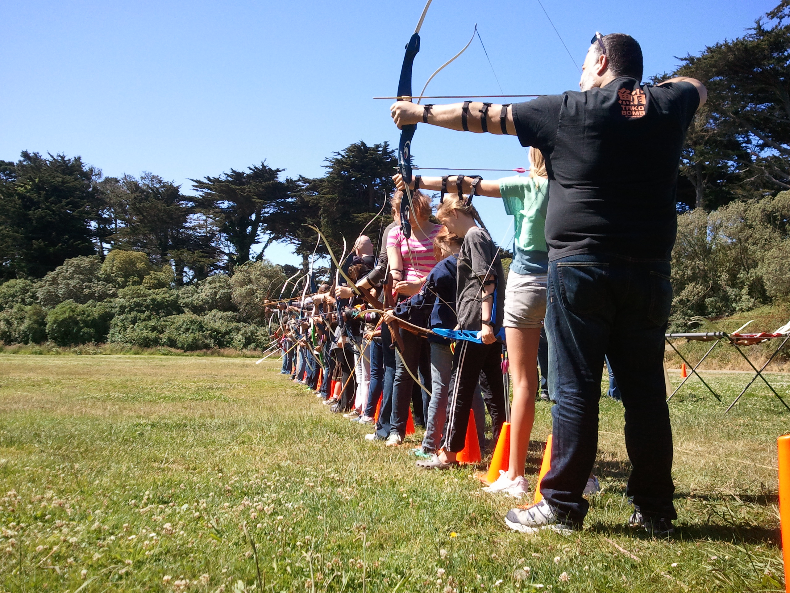 Corporate and group archery events Golden Gate Junior Olympic Archery Development